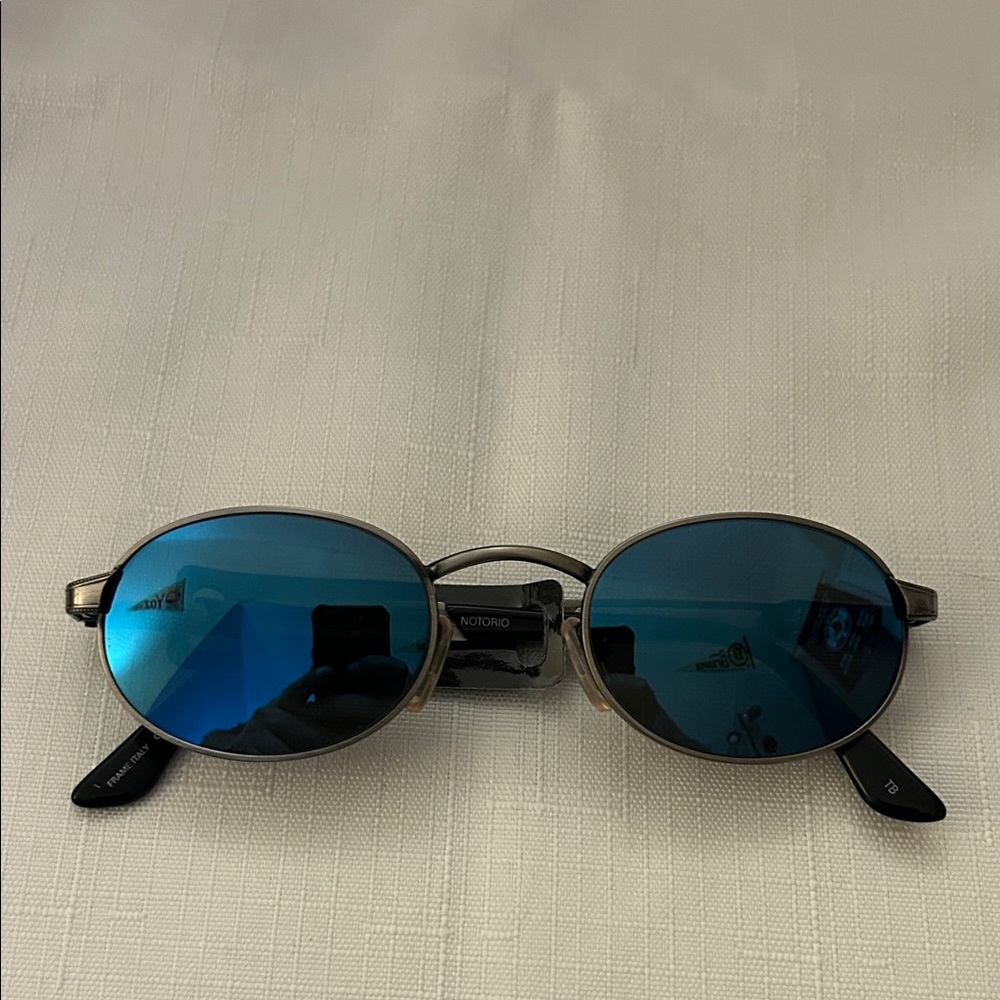 VTG Notorio Blue and gun metal gray Sunglasses